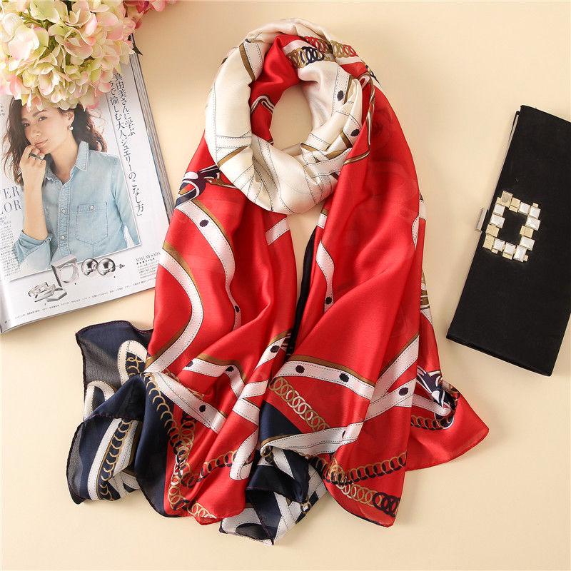 Silk Scarves Women Long Stole Hijab Shawl Pashmina Scarf Wrap Tassel Glitter Gift