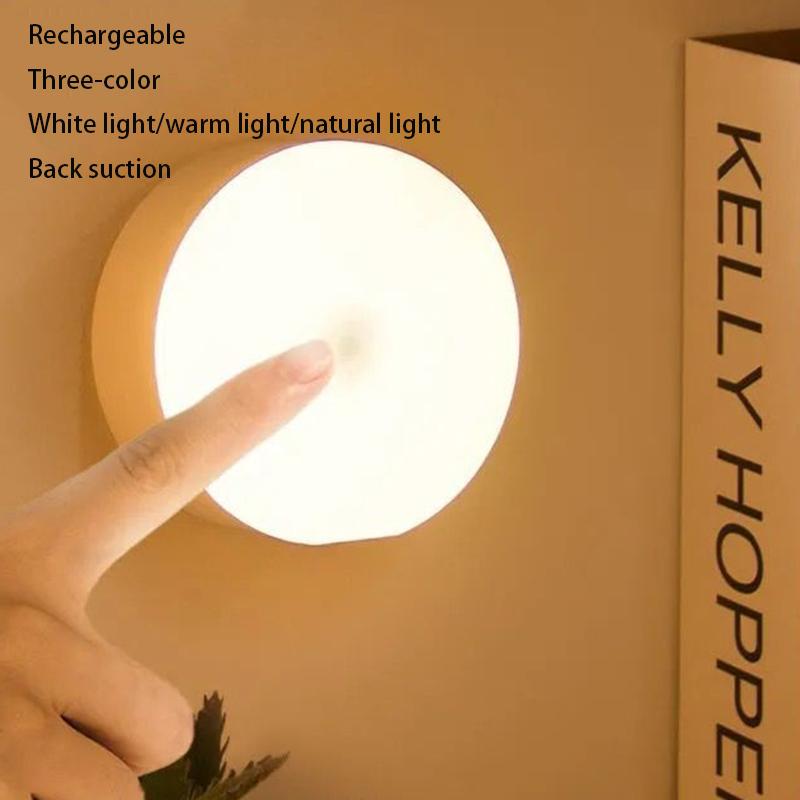 Led Energy-saving Household Night Light Bedroom Bedside Lamp Corridor Wall Lamp Charging Wireless Automatic Corridor Toilet Night Light