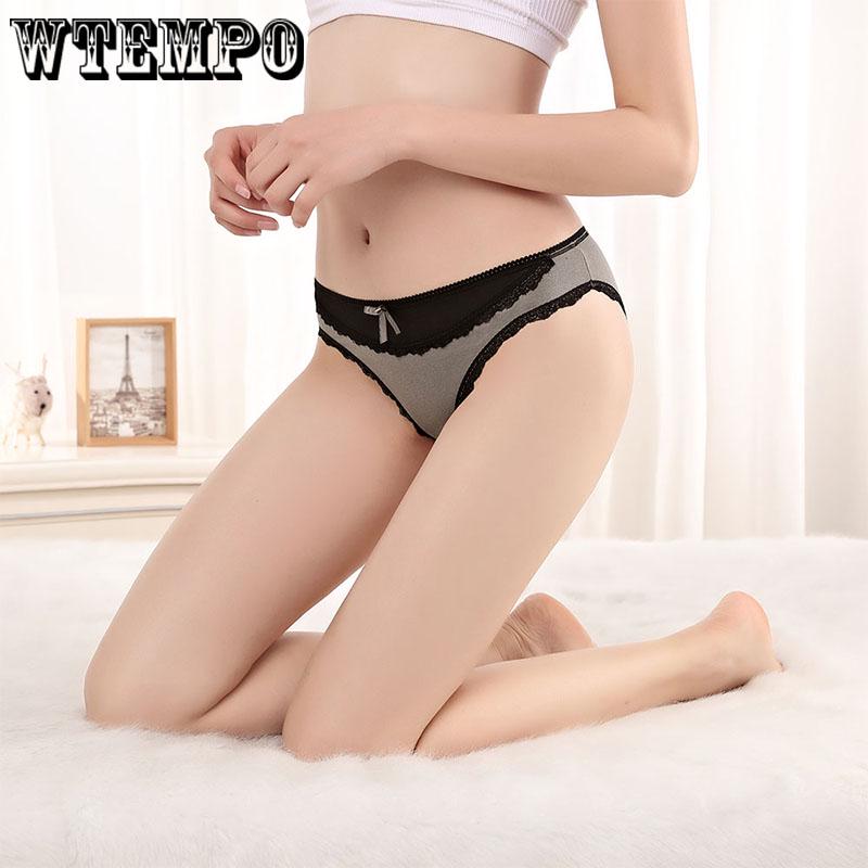 Sexy Comfortable Female Bikini Panties Trackless Lace Fashionable Woman Underwear