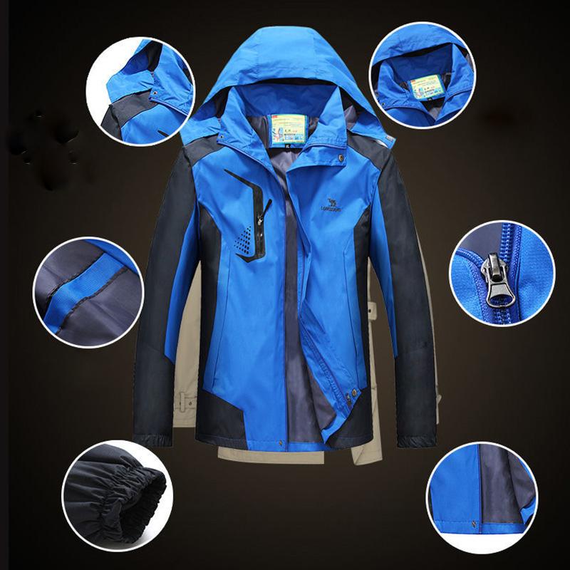 Spring and Autumn Jackets Men's and Women's Jackets Outdoor Thin Jackets Windproof and Rainproof Mountaineering Suits Loose Casual Gowns