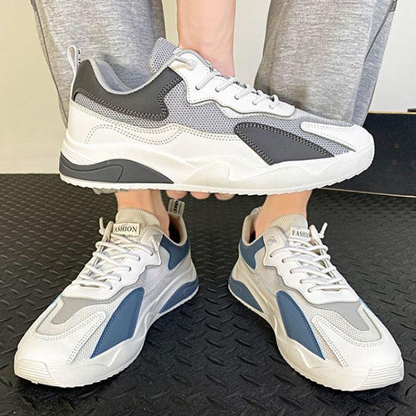 Spring and Autumn Men's Shoes Summer Breathable Thin Deodorant Mesh Shoes Versatile Flat Shoes Sports Casual Shoes