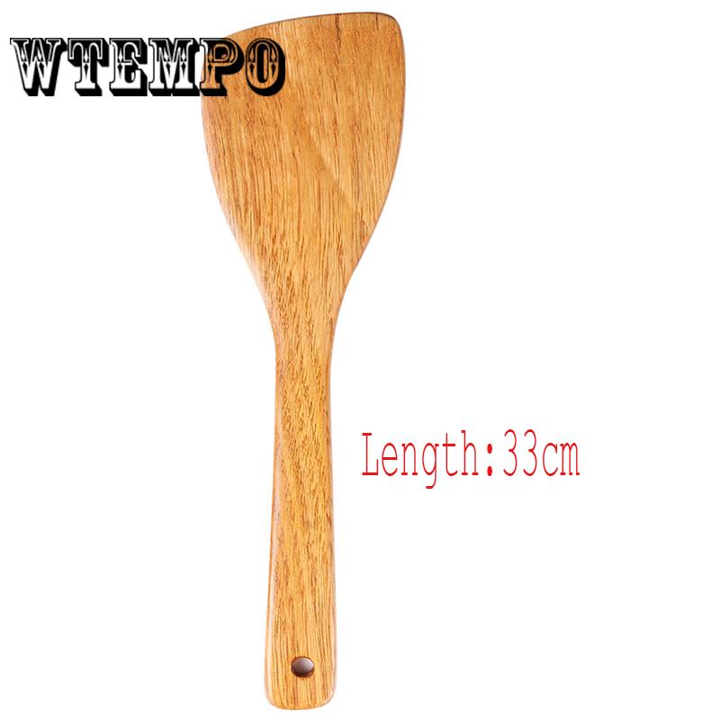 Brand Spoon 1pc Bamboo Anti-slip Cooking Utensils Kitchen Tool Bamboo Spatula Spoon