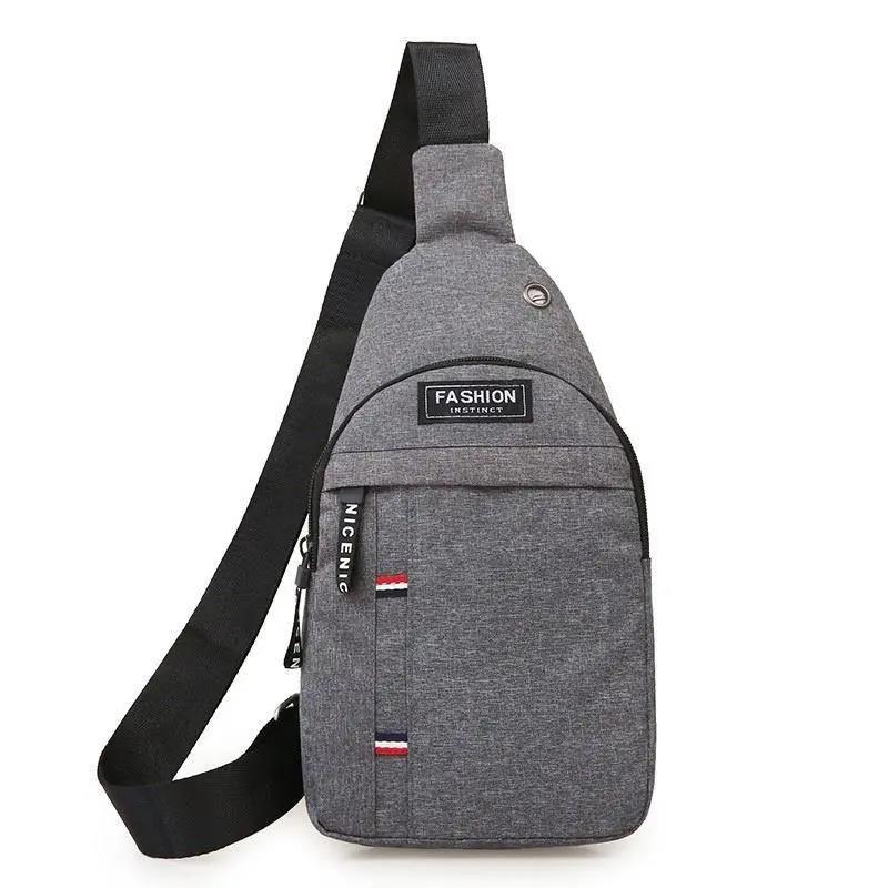 Men Women Sling Bag Outdoor Sports Slung Riding Bag Travel Unisex Canvas Shoulder Bag Chest Bag for Gift 3 Colors