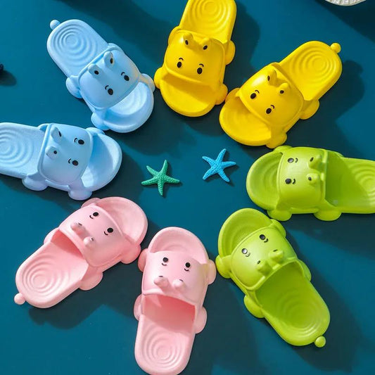 Kids Slippers for Boys Girls Cartoon Shoes Summer Toddler Flip Flops Baby Indoor Slippers Beach Swimming Slippers for Children