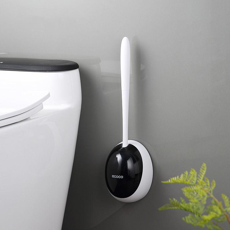 Toilet Brush Dead Corner Multifunctional Toilet Brush Cleaning Artifact Household Wall-mounted Silicone Brush Toilet