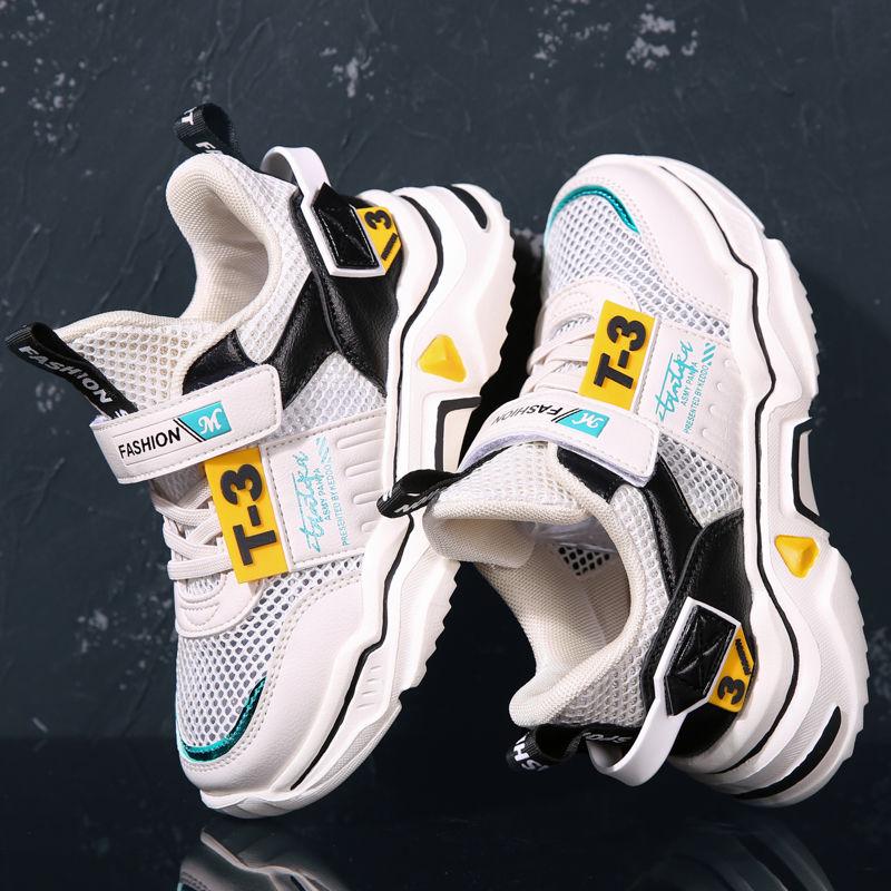 Children's Tennis Running Shoes Boys Sneakers Kindergarten Student Shoes Breathable Comfortable Boy Casual Sports Shoes Kids