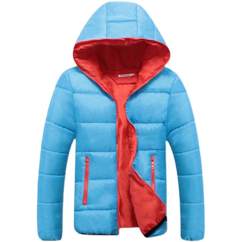 Winter Men's Zipper Hooded Down Jacket Solid Color Jacket Warm and Windproof Casual Printed Men's Jacket