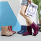 Women's Deodorant Wear-resistant Bottom Rain Boots Non-slip Water Rubber Shoes Fashion Outer Wear Mid-tube Light Water Shoes