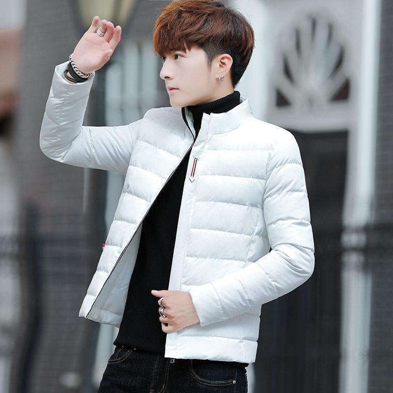 Winter Jacket Men's Short Korean Version Plus Size Thick Warm Down Padded Jacket