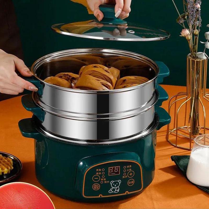 Household Multifunctional Non Stick Electric Frying Pan Small Power Electric Cooker In Student Dormitory for Cooking and Cooking