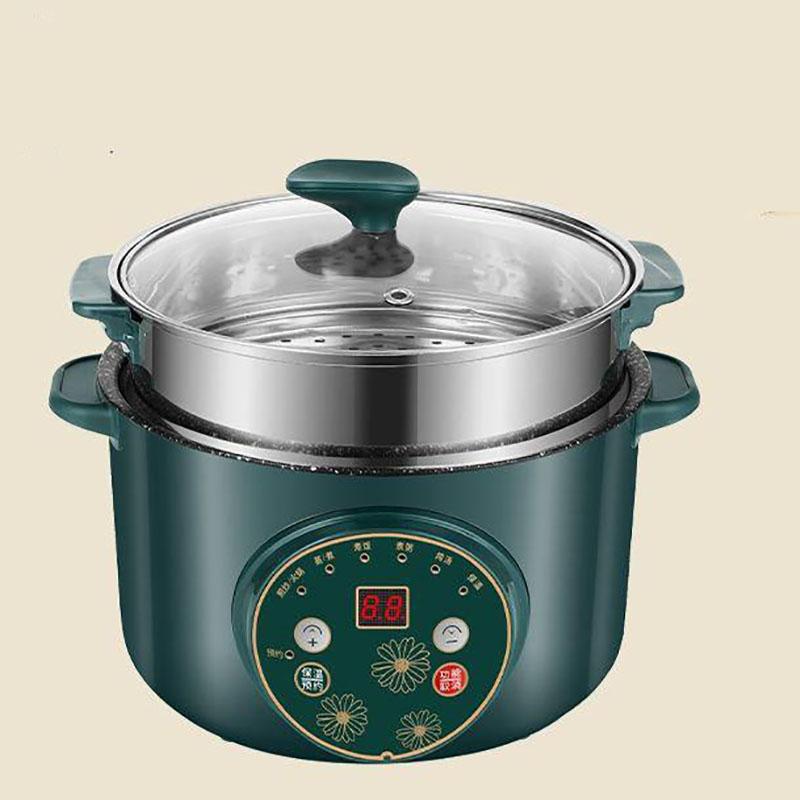 Electric Skillet Non-stick Pan Multi-function Electric Frying Steaming Pot Household Rice Cooking Pot Dormitory Small Electric Pot