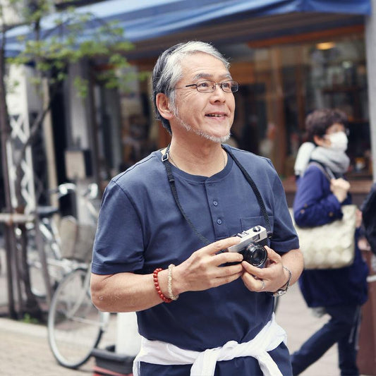 Summer Middle-aged and Middle-aged Fathers Wear Short-sleeved Men's T-shirts with Real Pockets for The Elderly