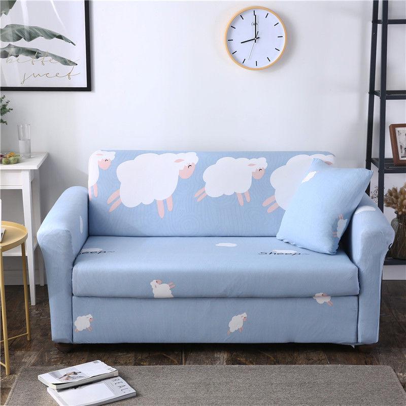 Sofa Cover Elastic Couch Slipcover Cushion Cover Furniture Protector Home Decoration 1/2/3/4-seater