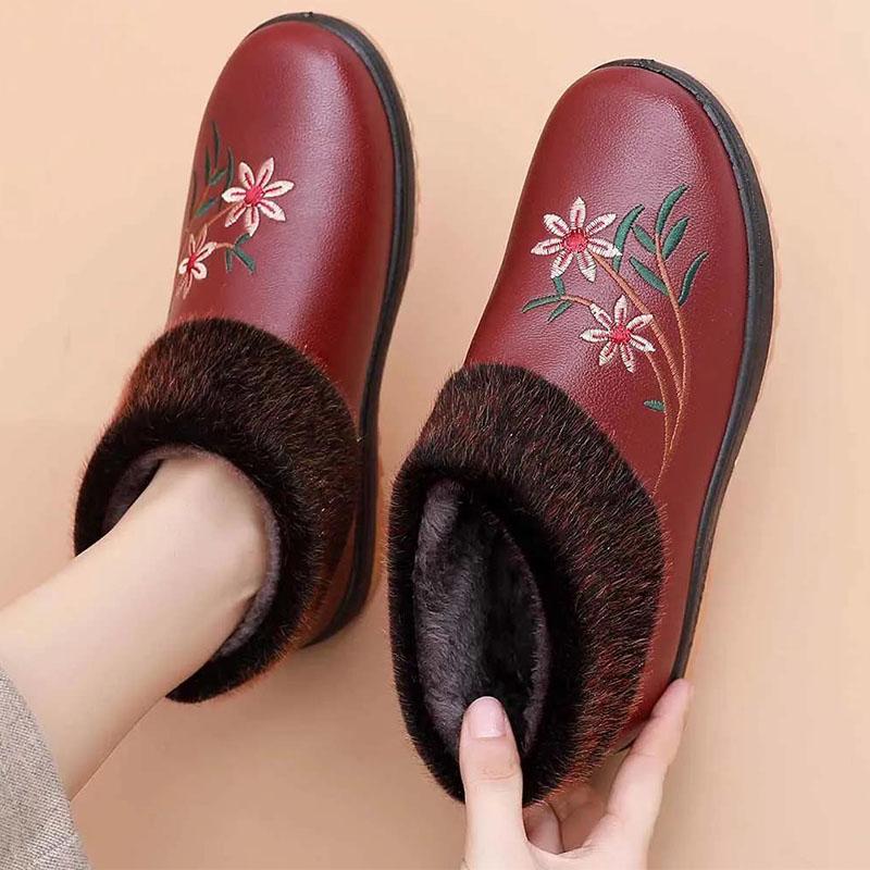 Women's Shoes Winter Plus Velvet Thickening Old Cotton Shoes Non-slip Soft Bottom Warm Shoes