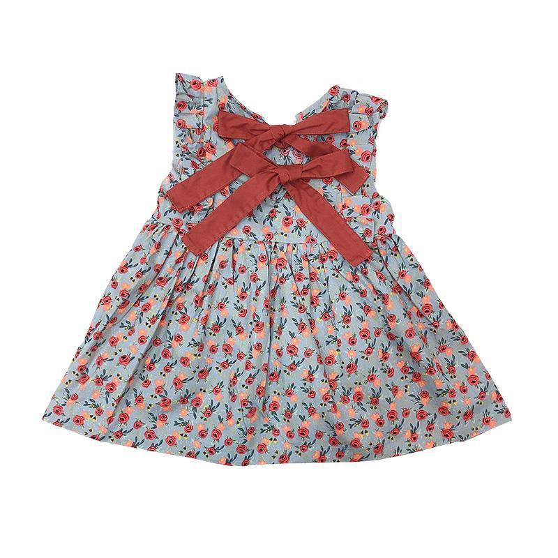 Girls' Dresses Summer Children's Vests Princess Skirts Children's Floral Skirts Baby Girls' Summer Skirts