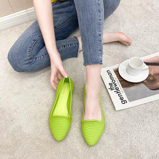 Low-top Waterproof Shoes Rain Boots Women's Summer Adult Work Rubber Shoes Non-slip Shallow Sandals