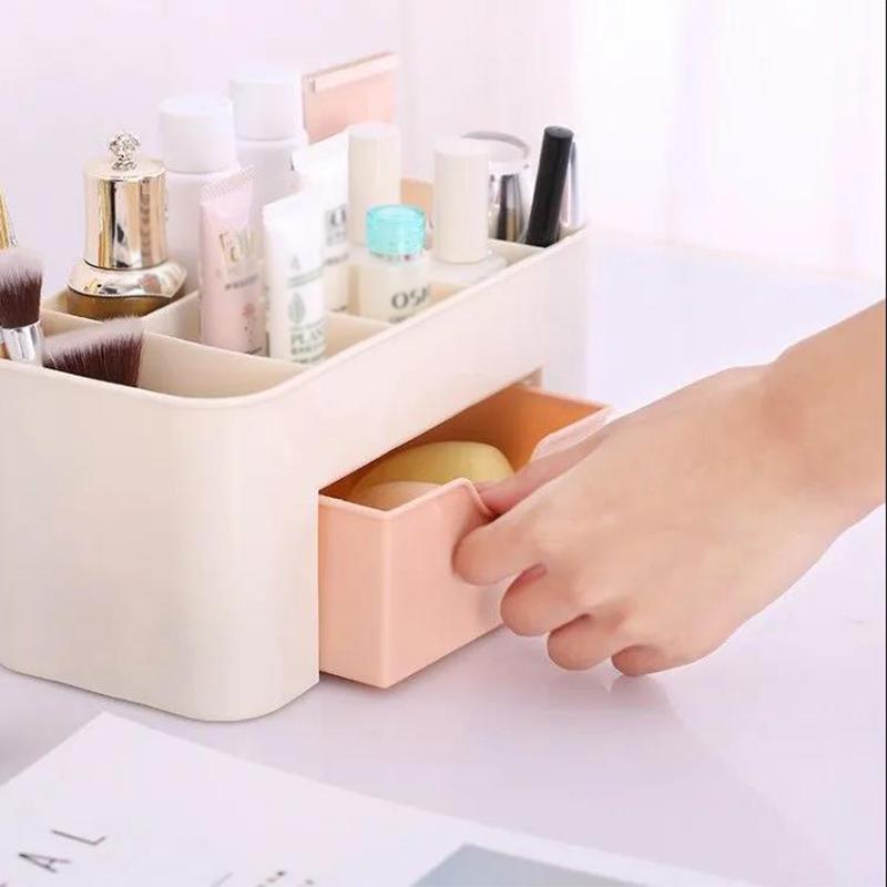 Plastic Cosmetic Storage Box Drawer Organizer Drawer Divider Makeup Jewelry Organizer Rangement Cuisine Home Storage Drawers