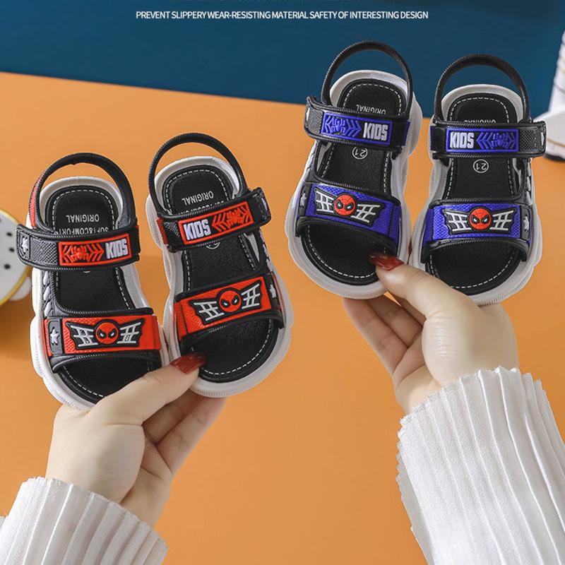 Boys Sandals Summer Little Middle Kids Boys Soft-soled Non-slip Plastic Baby Children's Beach Shoes