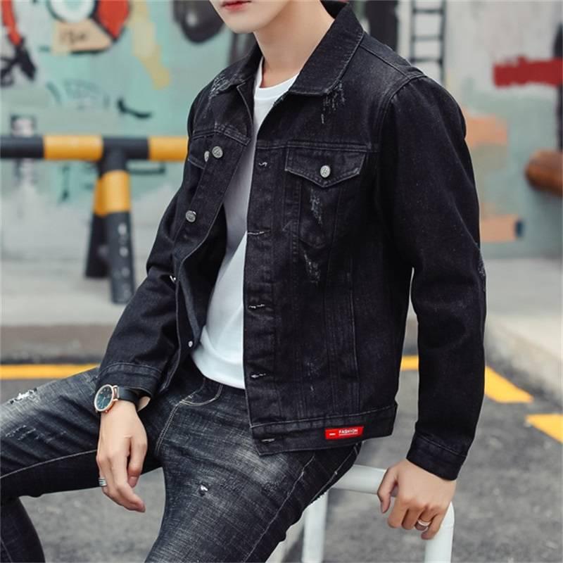 Autumn Men's Denim Jacket Jeans Jaket Men Retro Cowboy Slim Jacket Fashion Jeans Coats Casual Jacket