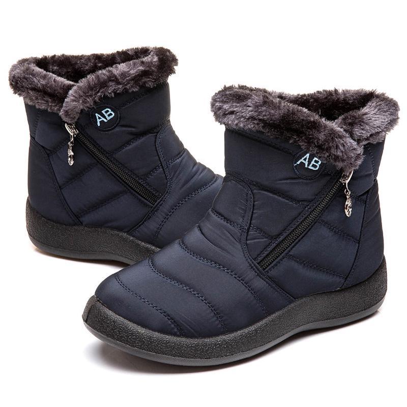 High Quality Winter Boots Women's Boots Mother Shoes Waterproof Non-slip Ankle Boots Women Rain Warm Fur Foot Casual Cotton Shoes