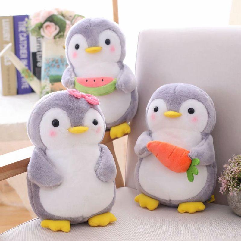 Lovely Little Penguin Doll Soft Plush Cute Toy Fruit Penguin Doll Kids Sleep Plush Doll Children's Birthday Gift