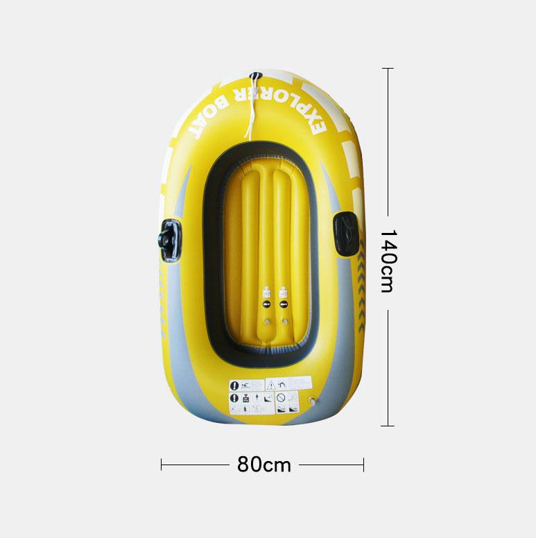 Kayak Thickened Wear-resistant Inflatable Boat Kayak Fast Travel Assault Boat Air Cushion Life-saving Fishing Boat 1/2 Inflatable Boat