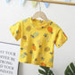 Boys and Girls Summer Baby Cotton Short-sleeved T-shirts Children's Summer Tops Baby Half-sleeved Bottoming Shirt