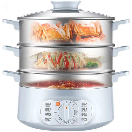 Steamer Household Multifunctional Electric Steamer Electric Pot Electric Cooker Rice Cooker Soup Multicookers