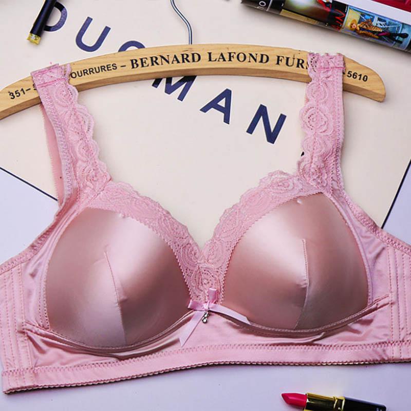 Large Size Bra Gathers Thin Sexy Lace To Receive Auxiliary Breasts, Shape, Breathable, Adjustable Cotton, Soft and Comfortable Skin-friendly Bra