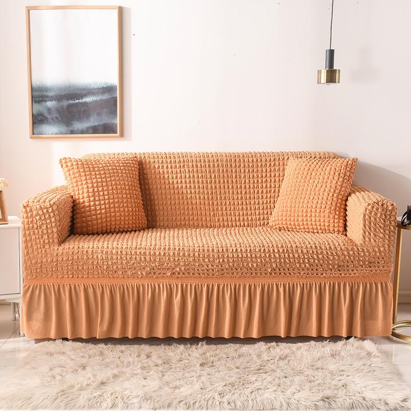 Modern High Quality Euro Jacquard Stretchable Elastic Sofa Covers for Corner Sofa 1/2/3/4 Sectional Sofa Cover for Living Room