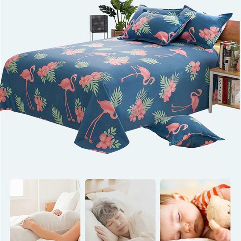 Skin-friendly Sanding Household Sheets Twill Thick Bedding Student Dormitory Sheets