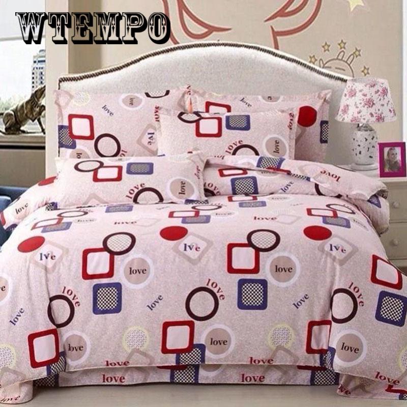 New  Circle Home Textiles Side Japanese Simple Style Bedding Set Decorative Bedclothes Bed Linen