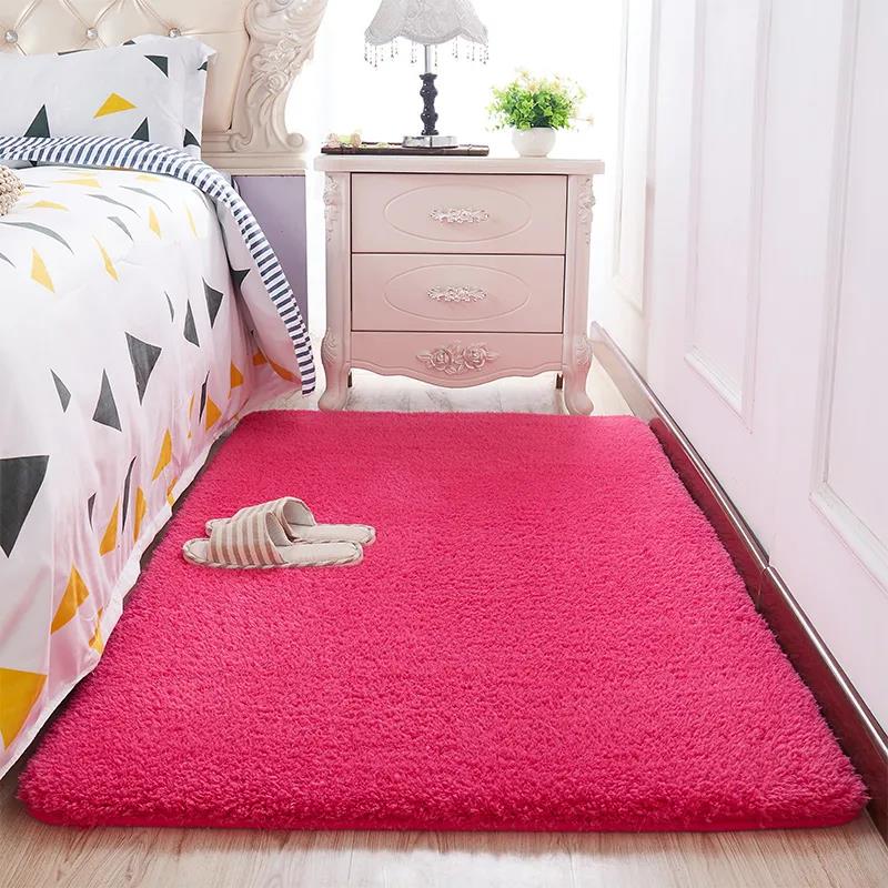 Thick Lamb Velvet Carpet Bedroom Full Bed Plush Blanket Living Room Sofa Coffee Table Mat