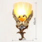 Creative Swan LED wall lamp for living room TV background bedroom bedside wall lamp glass shade