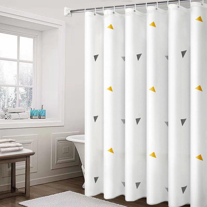 Bathroom Curtains 150*180cm Thickened Mildew-proof Shower Curtain Cloth Shower Covers Shower Partitions Waterproof Curtains Shower Curtains Toilets