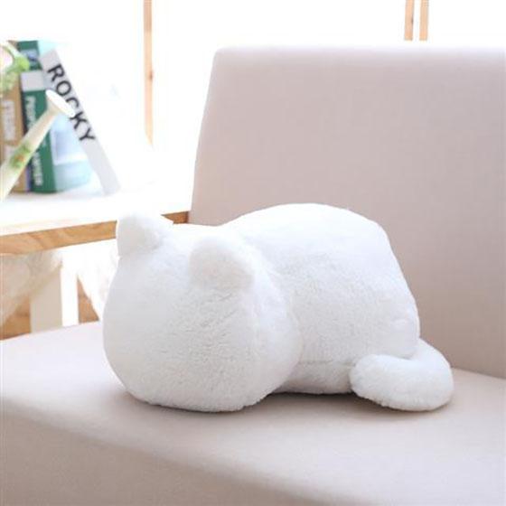 Lovely Little Cat Plush Doll Soft Plush Toy Cute Lying Cat Doll Pillow Children Birthday Gift