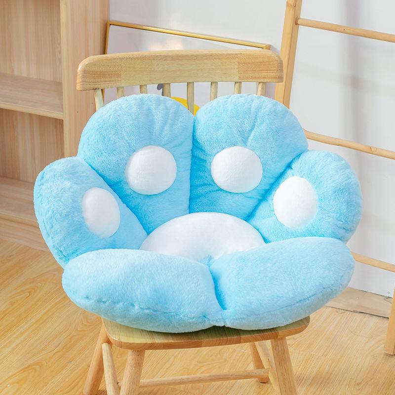 1PC 2 Sizes Soft Paw Pillow Animal Seat Cushion Stuffed Plush Sofa Indoor Floor Home Chair Decor Children Girls Gift