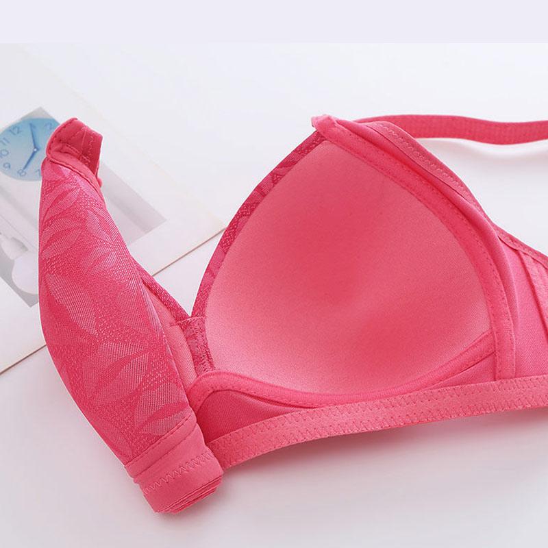 Large Size Thin No Steel Ring Bra Gather Underwear Breathable Anti-sagging Fat Bra