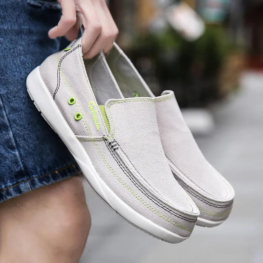 Spring and Summer, Autumn Old Beijing Cloth Shoes Men's Loose Anti-odor Breathable Canvas Shoes