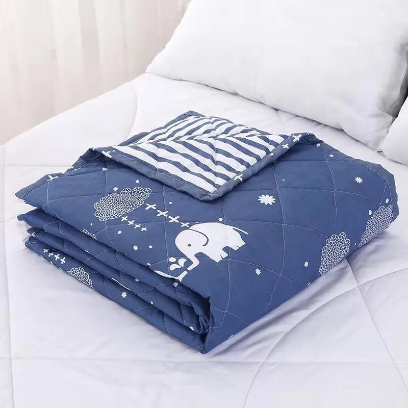 Summer Skin-friendly Thin Air Conditioning Quilt Single Double Summer Cool Quilt Washable and Machine Washable Student Dormitory Quilt