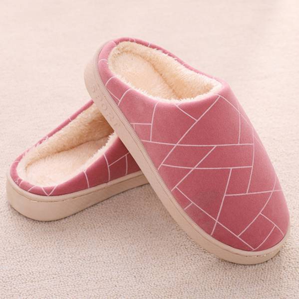 Winter Household Cotton Slippers Couple Slippers Indoor Warm Slippers Thick-soled Bag with Cotton Slippers