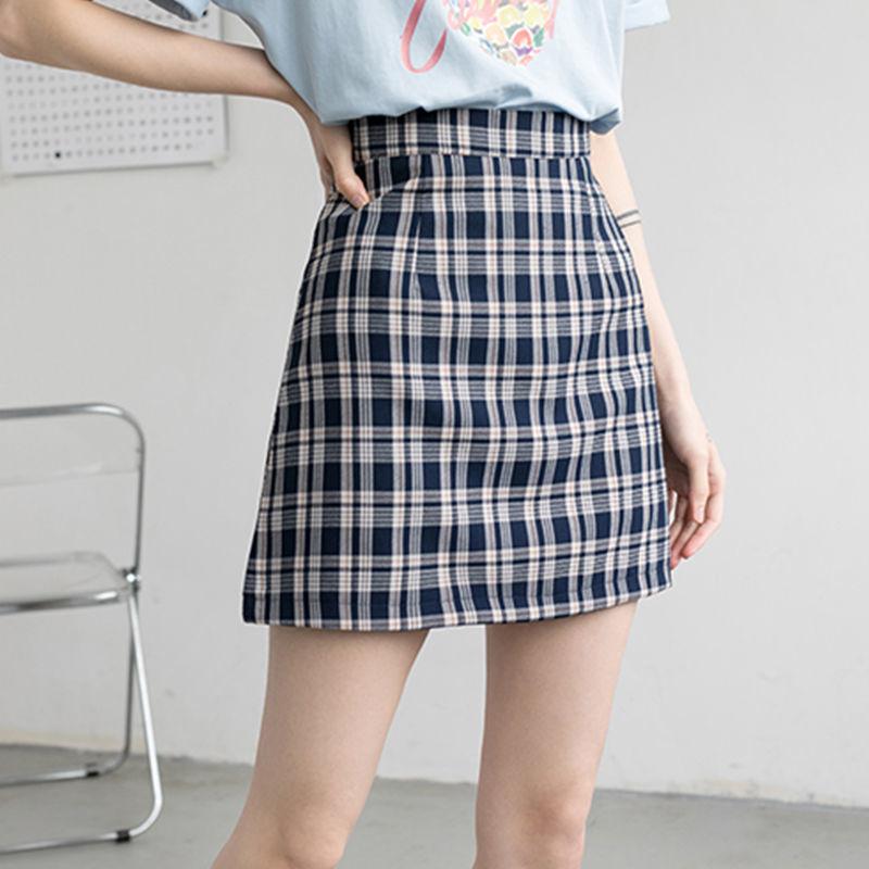 Women High Waist Pleated Skirt School Girl Plaid A-Line Flare Skater Short Skirt Uniforms Cosplay Sweet Girls