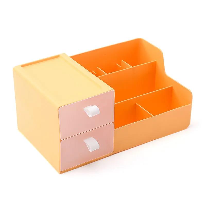 Makeup Organizer Bathroom Cosmetic Organizer with Golden Covered Edge Pencil Box Perfume Makeup Tools Lipstick Organizer