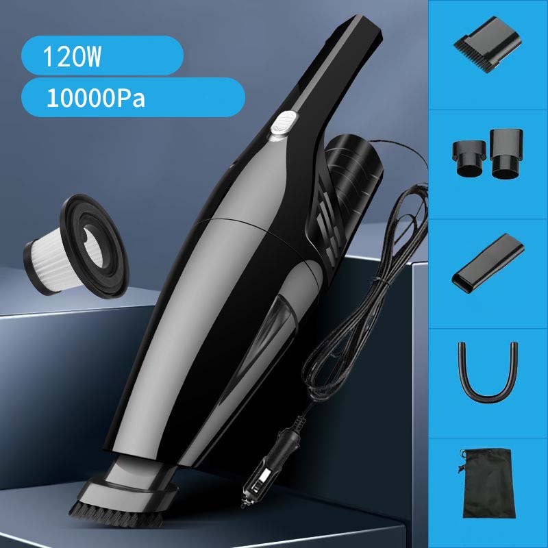 Charging Car Home Two-purpose Small High-power Hand Holding Large Suction Car Vacuum Cleaner Dry and Humid Separation Universal Vacuum Cleaner