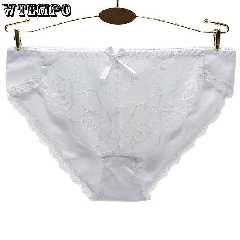 6 Pcs/Lot Lace Women's Underwear Antibacterial Sexy Girls Breathable Underwear Floral Lace