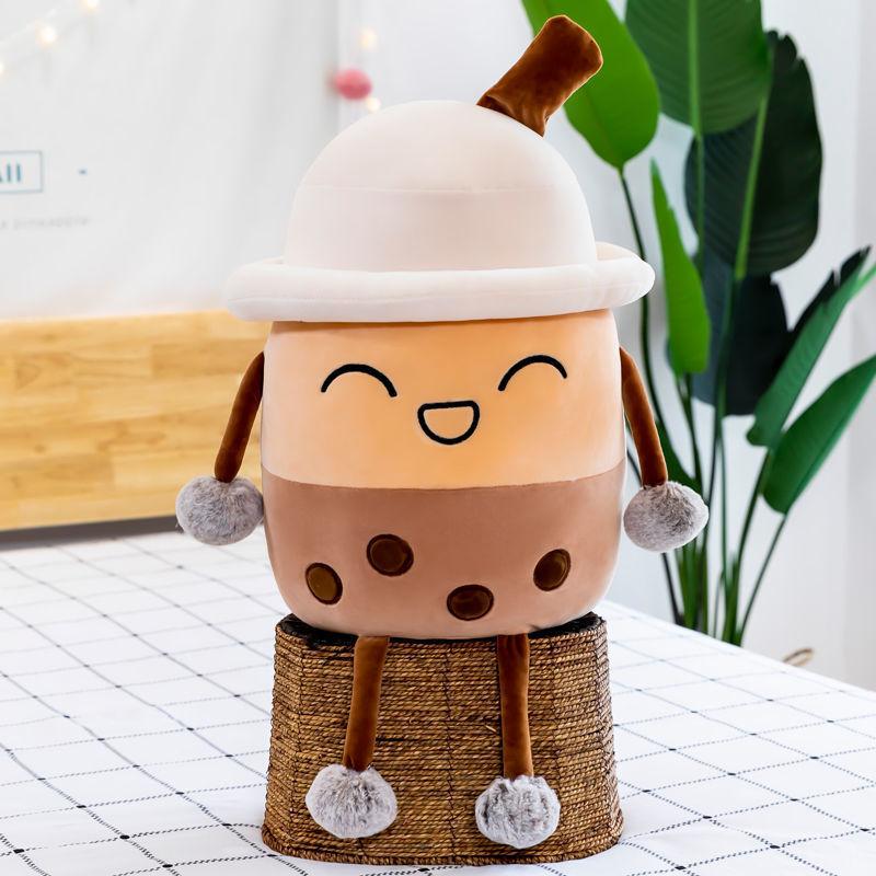 Children's Plush Toys Cute Plush Bedding Doll Lovely Creative Milk Tea Cup Girls Birthday Gift Doll Super Soft Pillow Doll