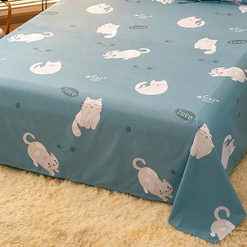 Sheets Single Thickening Spring Summer Skin-friendly Cotton Single Double Bed Single Extra Large Bed Sheet