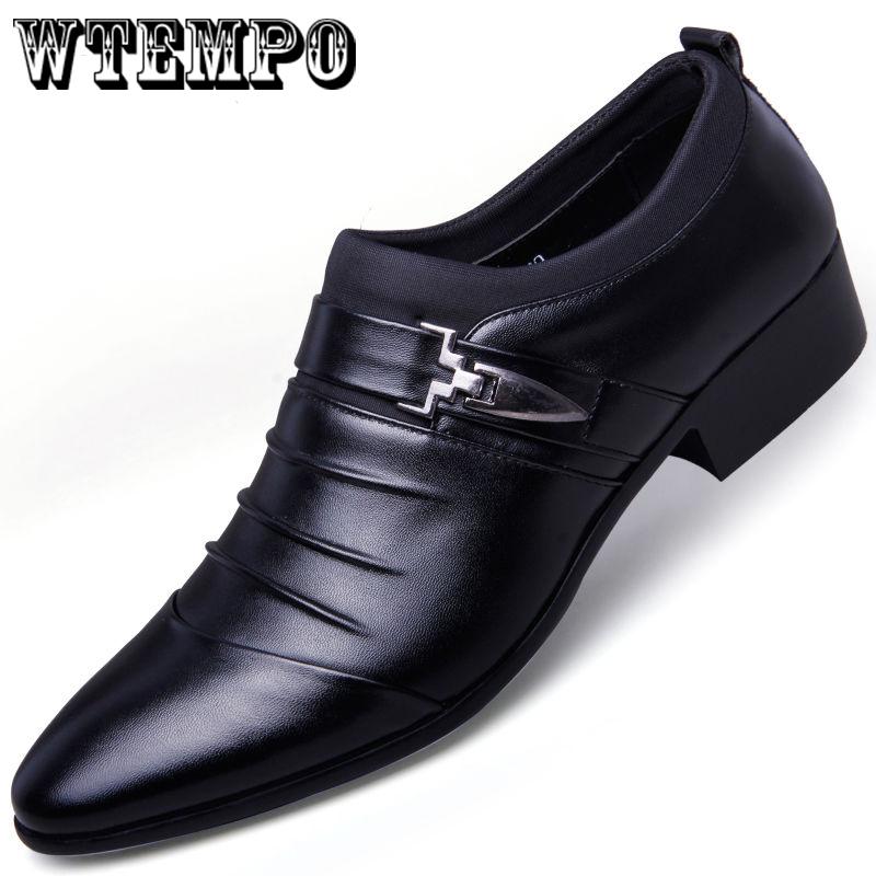 Lace-up Point Shoes Shoes Men's Leather Shoes Spring and Winter British Business Shoes Casual