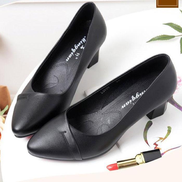 Single Shoes Women's Summer Thick Shoes Spring Shallow Mouth Comfortable Women's Shoes Flat Pointers