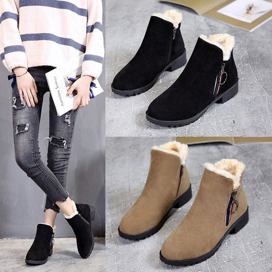 Casual shoes Woman shoes Winter Cold protection Non-slip shoes Snow boots Cotton shoes Outdoor